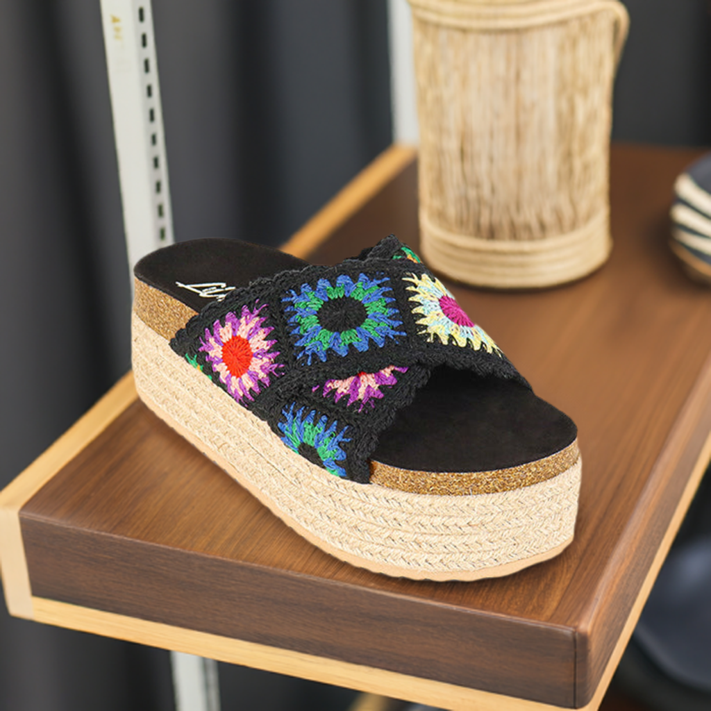 TOYA-2 Black Multi - ShoeNami