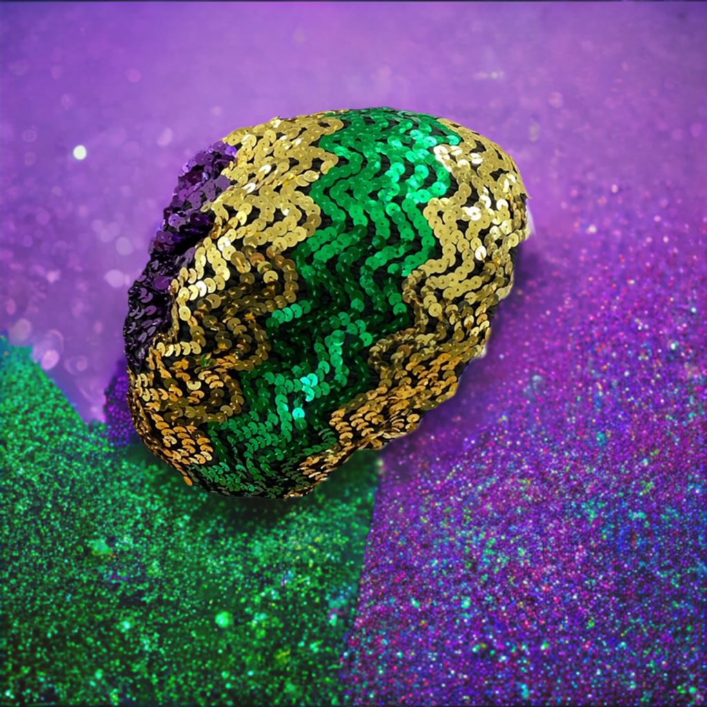 MARDI GRAS SEQUIN BERET - ShoeNami