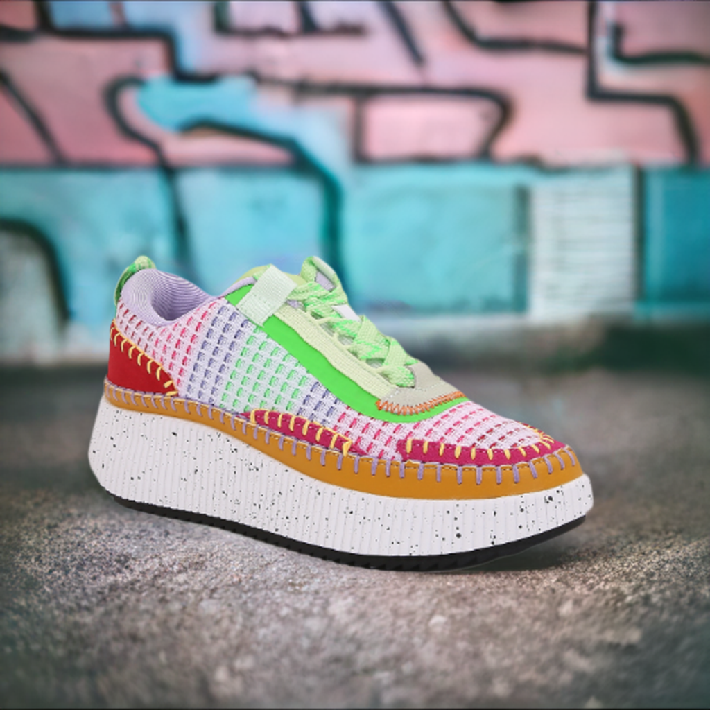 WILLOW Green Combo Multi - ShoeNami