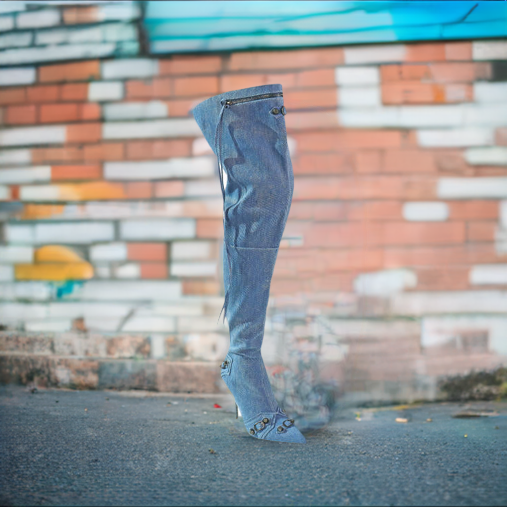 BEXIE-21 Denim - ShoeNami