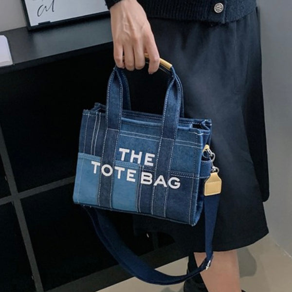 THE TOTE SMALL/1122 Blue Denim - ShoeNami