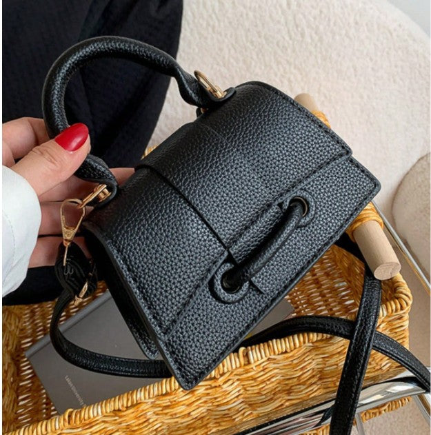 JAYLA BLACK  MINI BAG WITH CROSS BODY STRAP