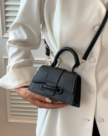 JAYLA BLACK  MINI BAG WITH CROSS BODY STRAP