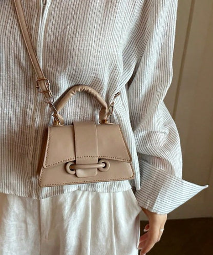 JAYLA BEIGE MINI BAG WITH CROSS BODY STRAP