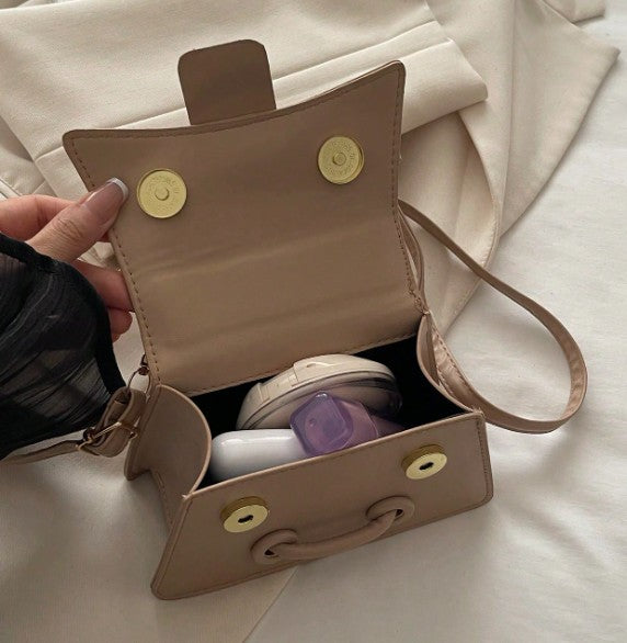 JAYLA BEIGE MINI BAG WITH CROSS BODY STRAP