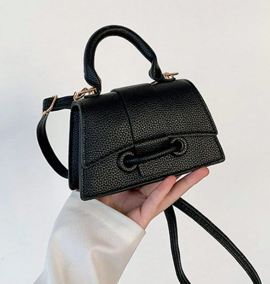 JAYLA BLACK  MINI BAG WITH CROSS BODY STRAP