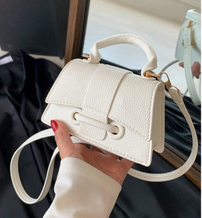 JAYLA WHITE MINI BAG WITH CROSS BODY STRAP
