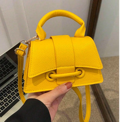 JAYLA YELLOW MINI BAG WITH CROSS BODY STRAP