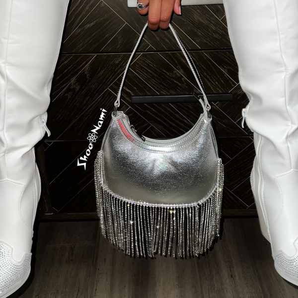 LEAH BAG Silver - ShoeNami