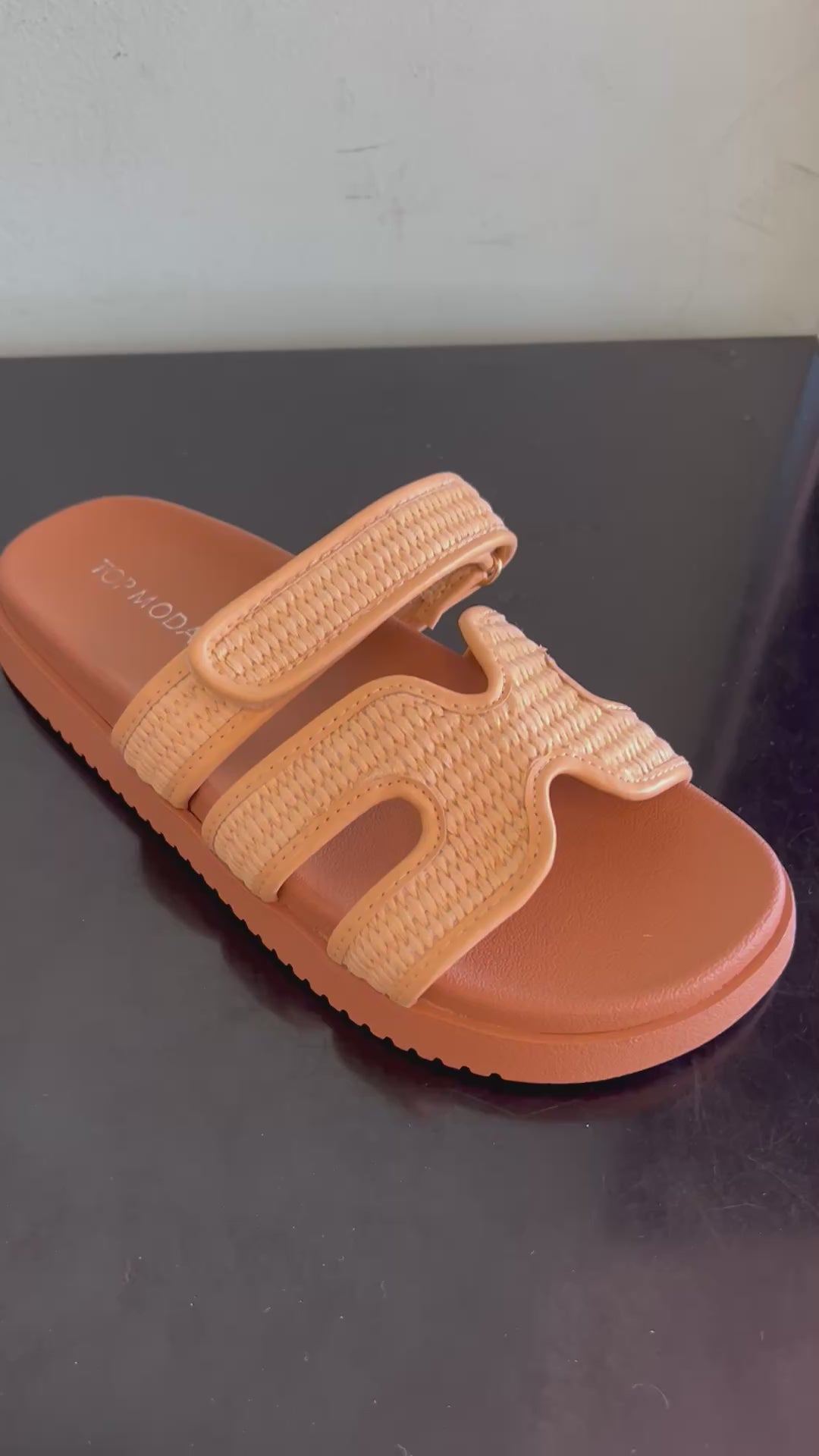 LYON-20

- Beige Tan Natural Raffia Sandal
- Open Toe
- Multi Strap
- Slip On
- Flatform Sole, Approx. 1"