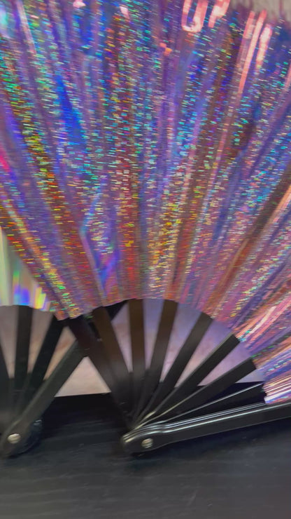 SHIMMER HOLOGRAPHIC GLITTER FAN PURPLE