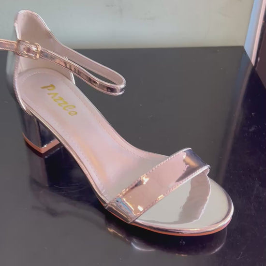 EMMA-06 silver

Silver Mirror Metallic Faux Leather
- Block Heel
- Ankle Strap Heel
