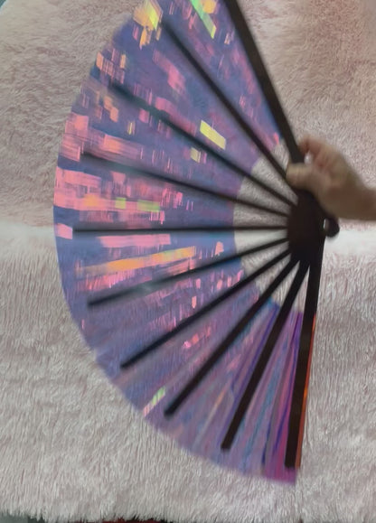 SHIMMER HOLOGRAPHIC GLITTER FAN PURPLE