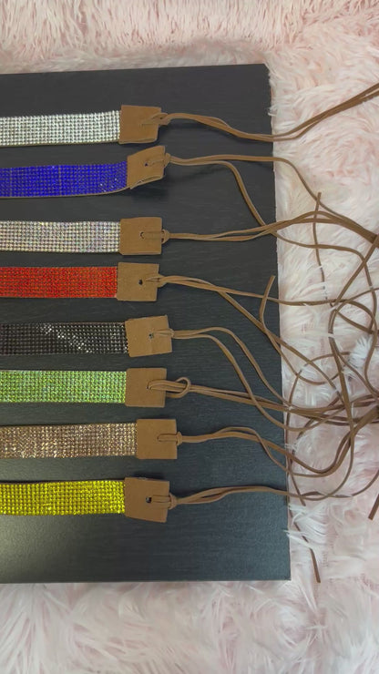 BLING HAT BAND ROSE GOLD, band only