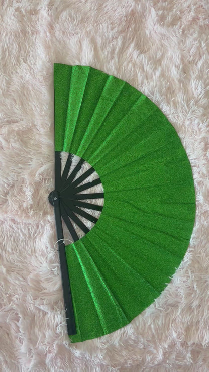 SHIMMER METALLIC FAN GREEN
