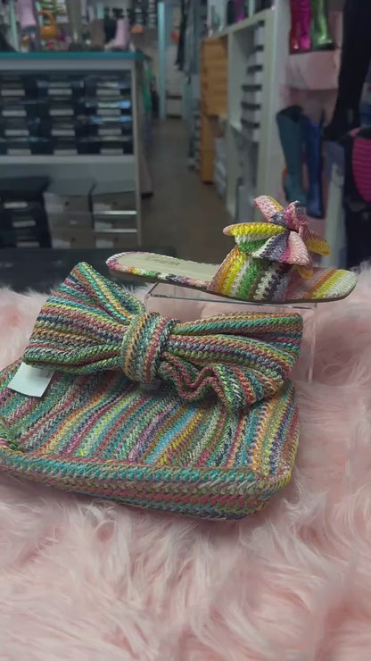 KAMALA BAG Multi Raffia