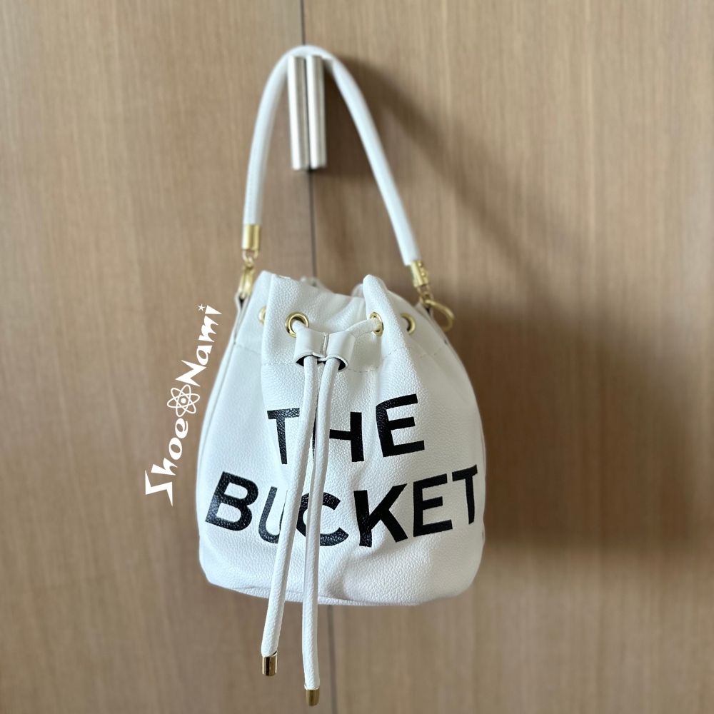 THE BUCKET BAG White - ShoeNami