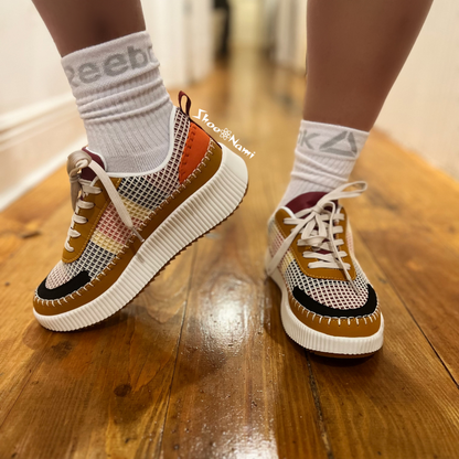 TIMELESS-12 Tan Maroon Multi - ShoeNami