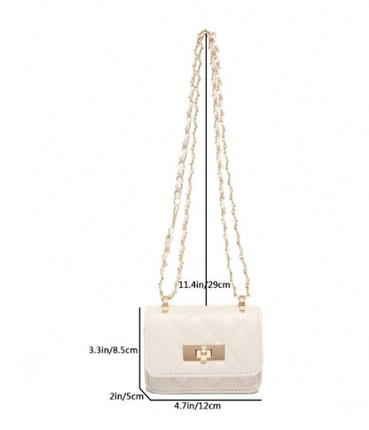 JANAE BEIGE MINI BAG WITH CROSS BODY STRAP