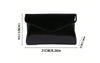 ZOEY PATENT LEATHER CLUTCH BAG BLACK