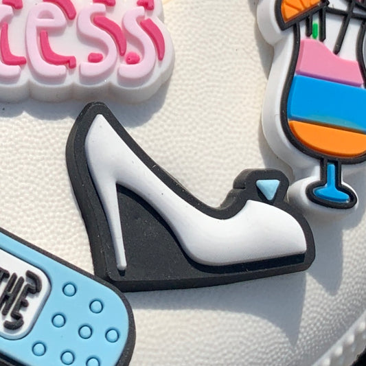 SHOE CHARMS - GLASS SLIPPER - ShoeNami
