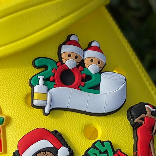 SHOE CHARMS - COVID CHRISTMAS - ShoeNami