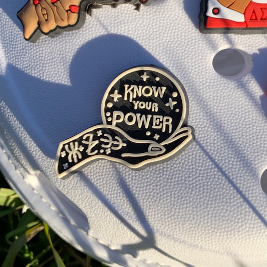 SHOE CHARMS - KNOW YOUR POWER - ShoeNami