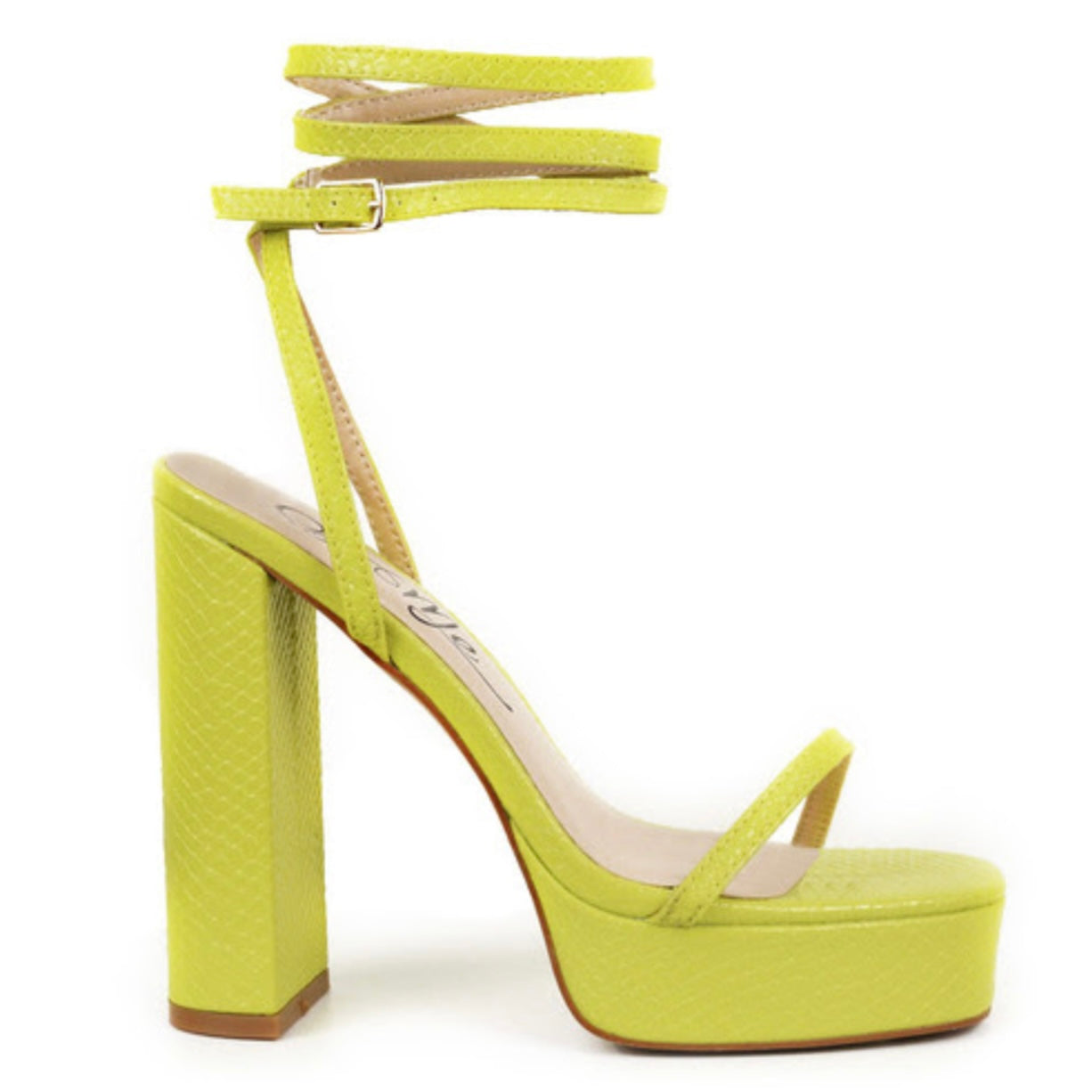 AYMEE Neon Yellow - ShoeNami