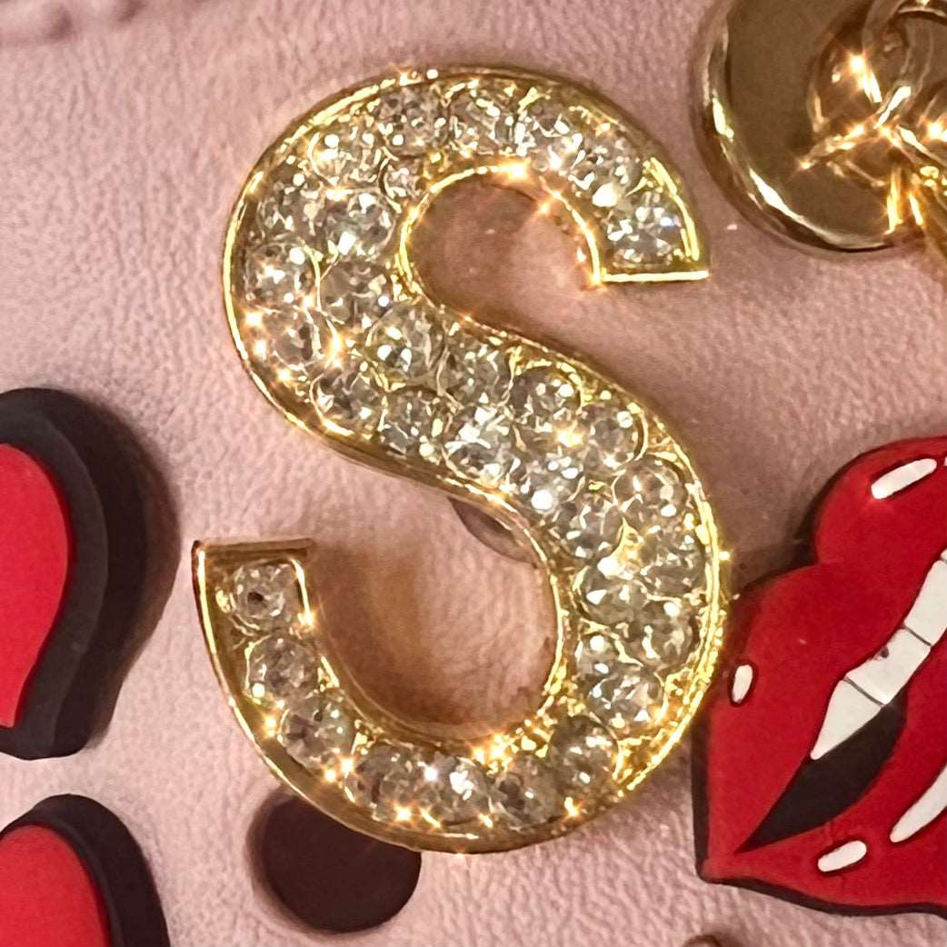 CHAIN SHOE CHARMS EXTRA LARGE - INITIALS/LETTERS - ShoeNami