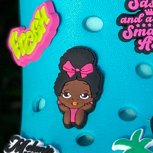 SHOE CHARMS - PINK UP DO CUTIE - ShoeNami