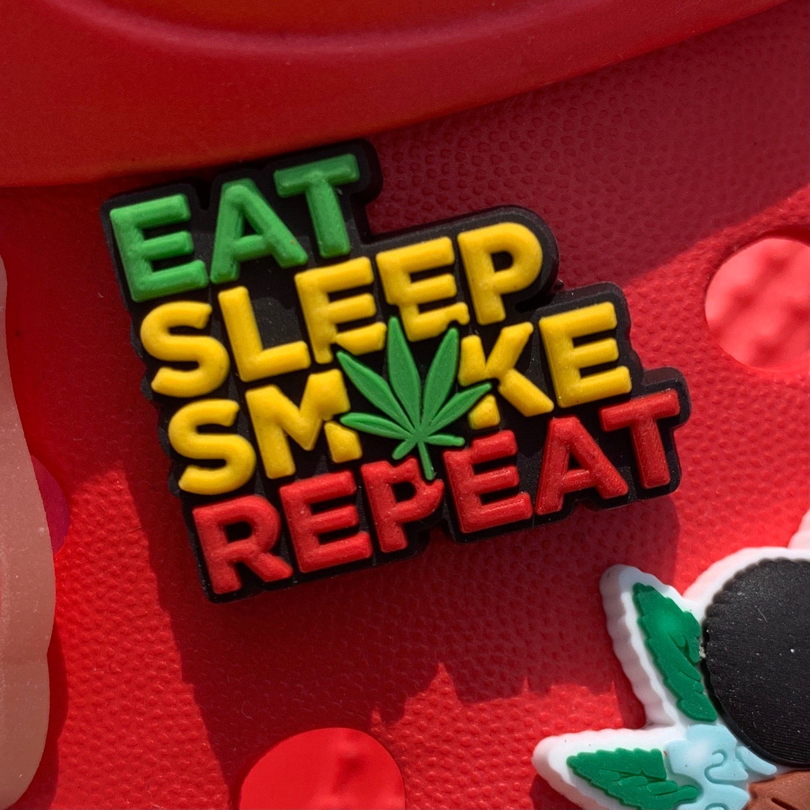 SHOE CHARMS - EAT SLEEP SMOKE REPEAT - ShoeNami