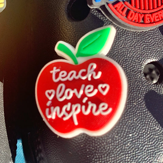 SHOE CHARMS - TEACH LOVE INSPIRE - ShoeNami