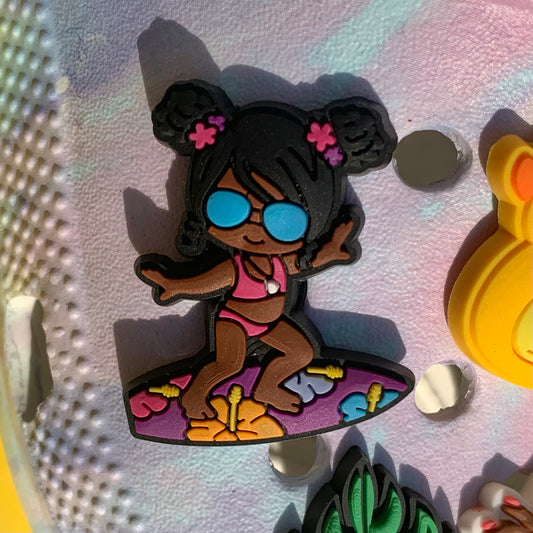 SHOE CHARMS - SURFER CUTIE - ShoeNami