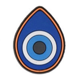 SHOE CHARMS - TEARDROP EVIL EYE - ShoeNami