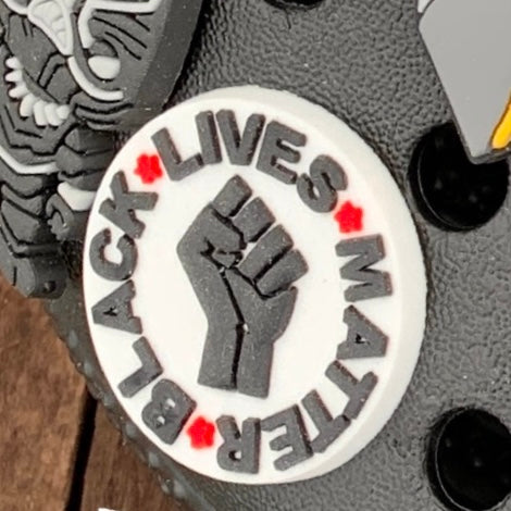 SHOE CHARMS - CIRCLE BLACK LIVES MATTER - ShoeNami