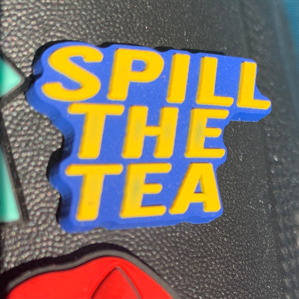 SHOE CHARMS - SPILL THE TEA - ShoeNami