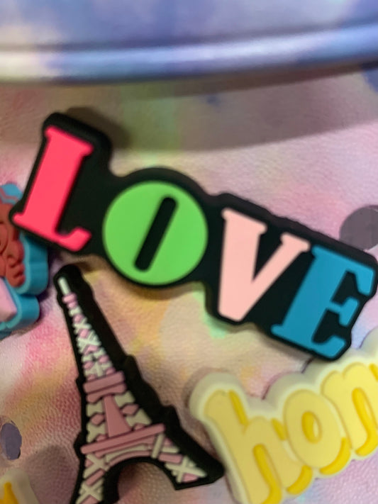 SHOE CHARMS - RAINBOW LOVE - ShoeNami