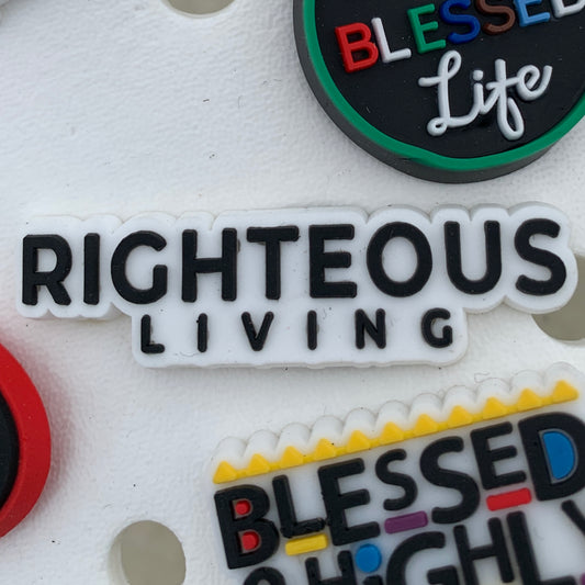 SHOE CHARMS - RIGHTEOUS LIVING - ShoeNami