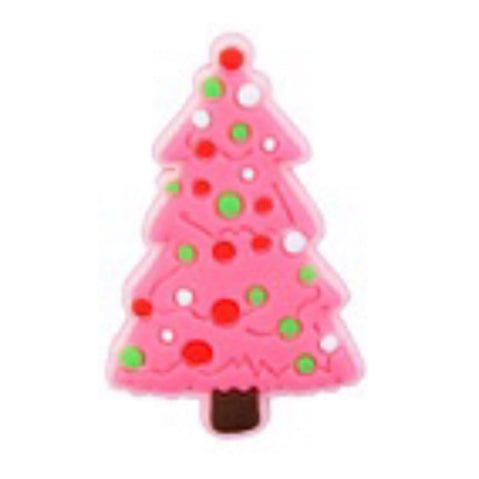 SHOE CHARMS - PINK CHRISTMAS TREE - ShoeNami
