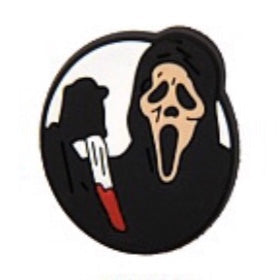 SHOE CHARMS - CIRCLE SCREAM GHOSTFACE - ShoeNami