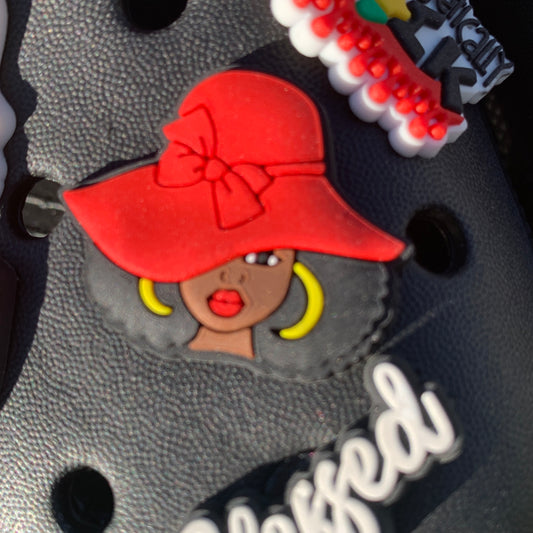 SHOE CHARMS - RED HAT BEAUTY - ShoeNami