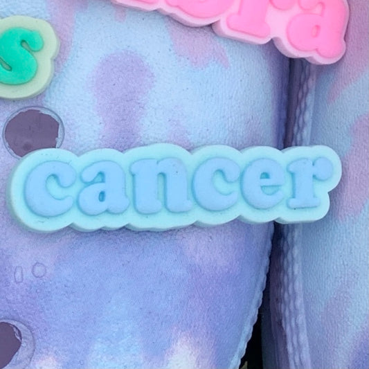 SHOE CHARMS - WRITTEN CANCER - ShoeNami