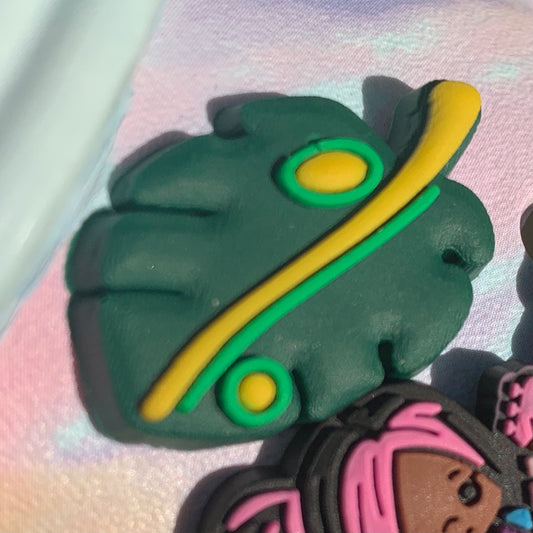 SHOE CHARMS - MONSTERA PLANT LEAF - ShoeNami