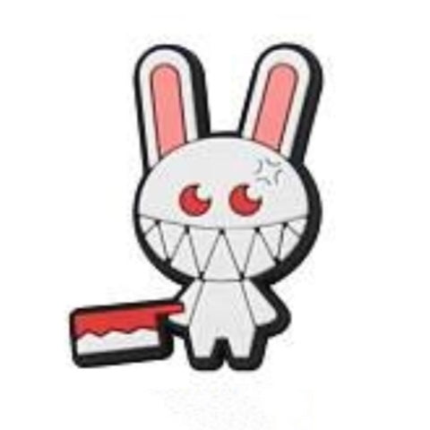 SHOE CHARMS - BLOODY HATCHET BAD BUNNY - ShoeNami