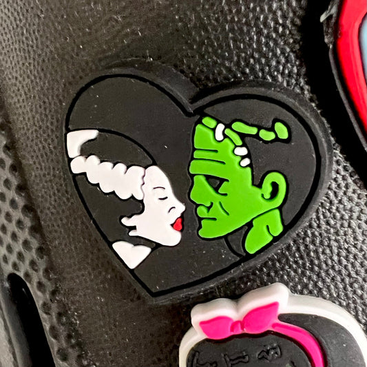 SHOE CHARMS - FRANKENSTEIN & BRIDE HORROR LOVE STORY - ShoeNami