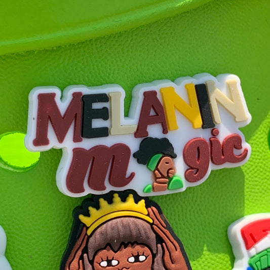 SHOE CHARMS - CHOCOLATE MELANIN MAGIC - ShoeNami