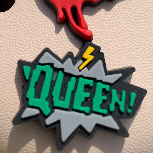 SHOE CHARMS - POW QUEEN - ShoeNami
