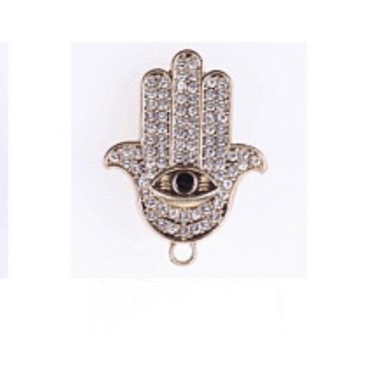 METAL SHOE CHARMS - BLINGY EVIL EYE - ShoeNami