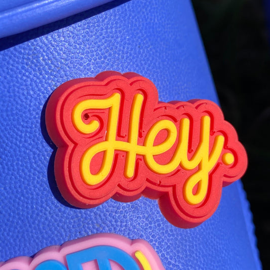 SHOE CHARMS - HEY - ShoeNami