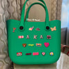 CHARMING BAG Grass Green (charms sold separately) - ShoeNami